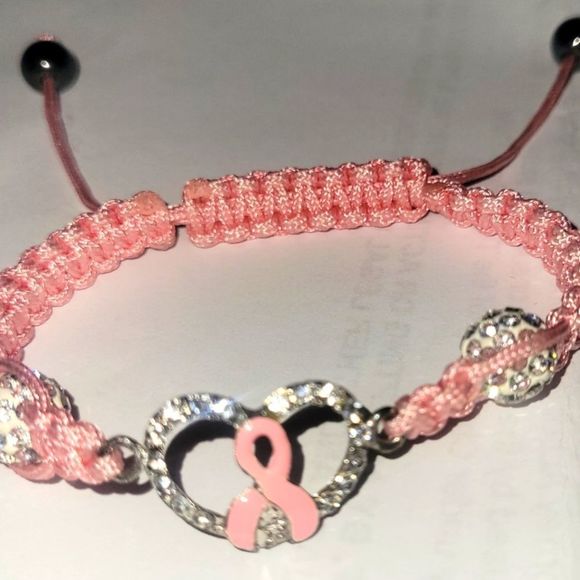 Stolen NOT FOR SALE!!! Pretty cancer survivor bracelet - Picture 3 of 5